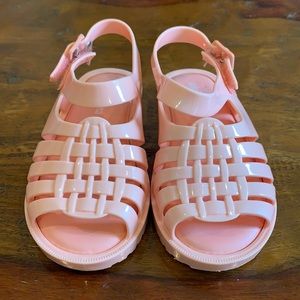 Mini Melissa Jellies Coral Sandals
